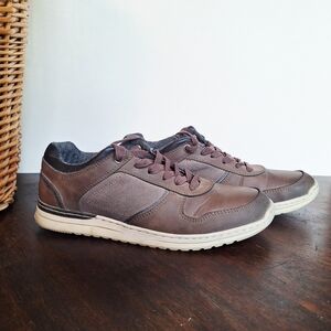 Ash Men's Henry Brown Leather Sneakers Size 9  Very Good Condition